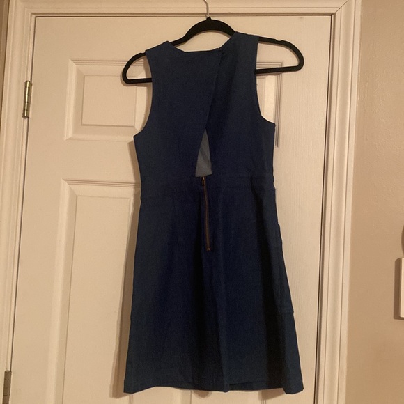 Denim mini dress - Picture 2 of 2